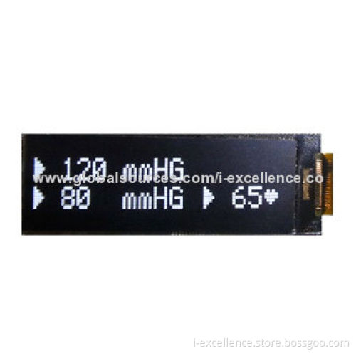 2.06-inch OLED Display Module with White Color and Low-power Consumption